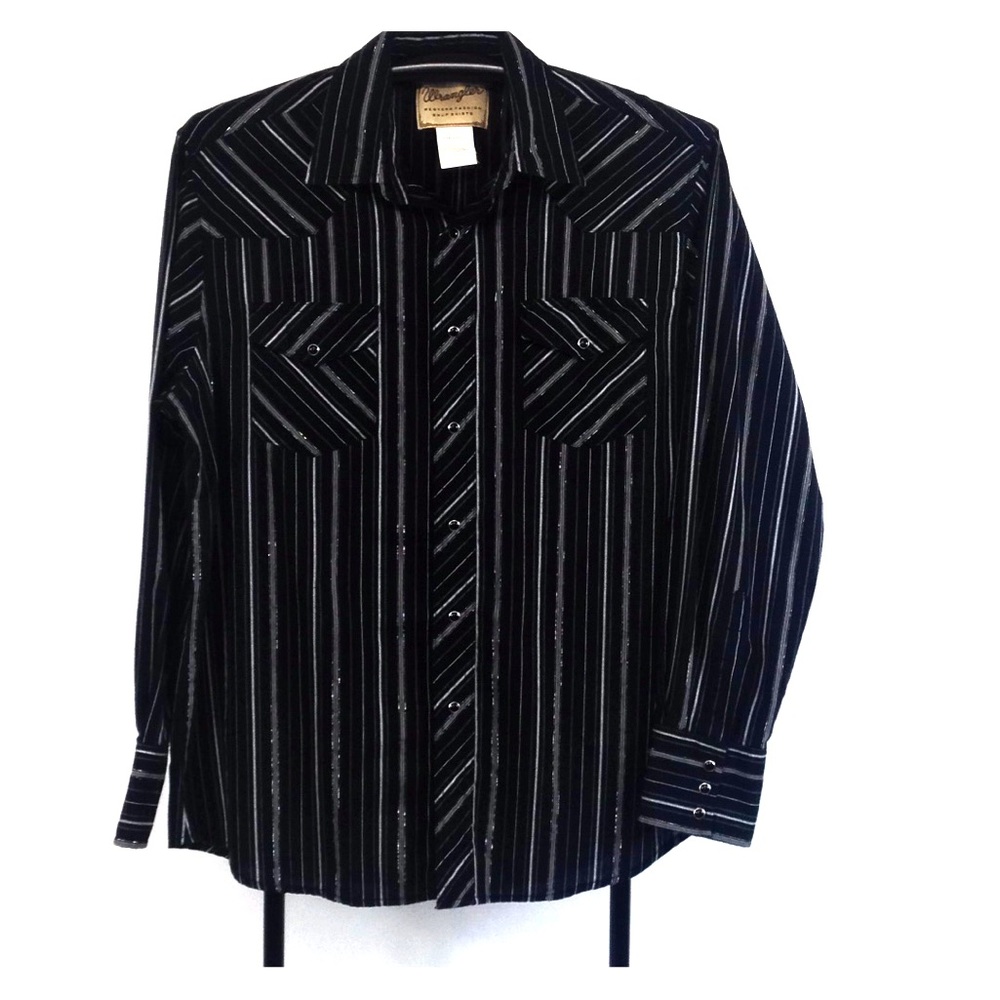 Wrangler Size L long Sleeve Western Shirt